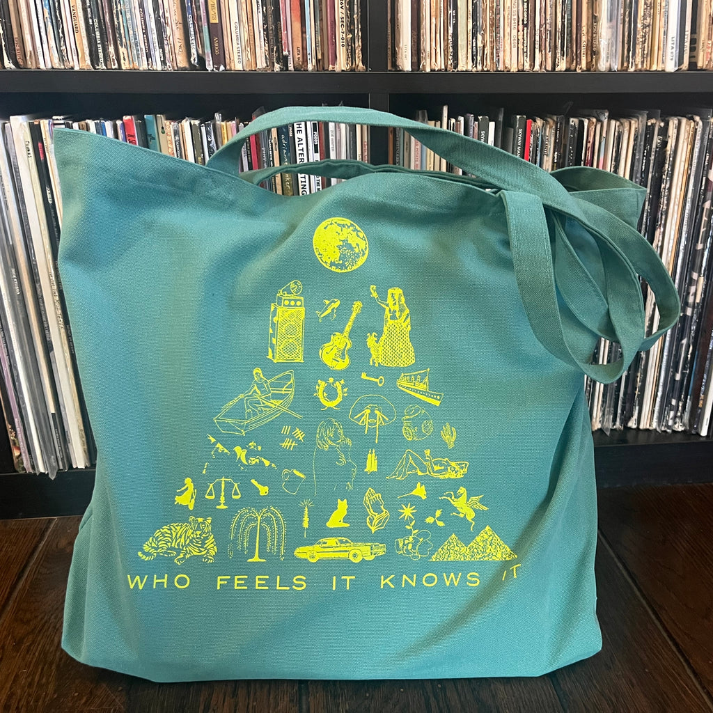 Who Feels It Knows It Pyramid Record Tote